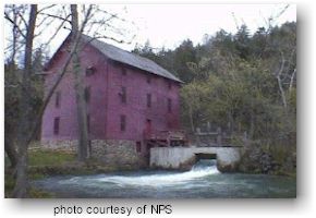 Alley Roller Mill at Ozark National Scenic Riverways